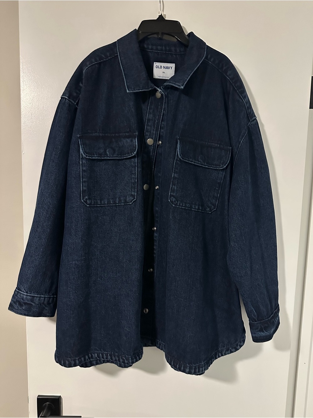 NWT Women’s Size XXL Old Navy Dark Oversized Denim Jacket